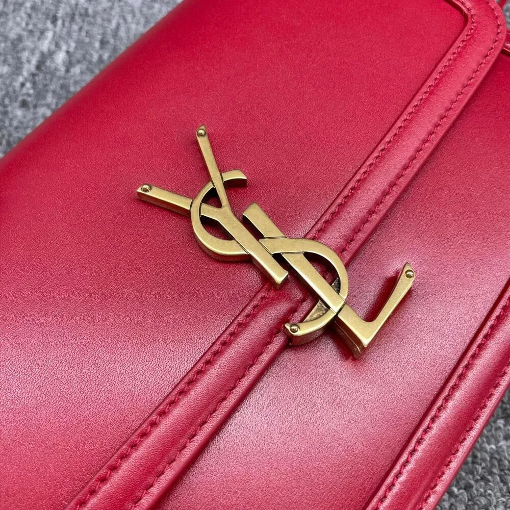 100% Authentic Yves Saint Laurent Leather Shoulder Bag - Picture 6 of 16